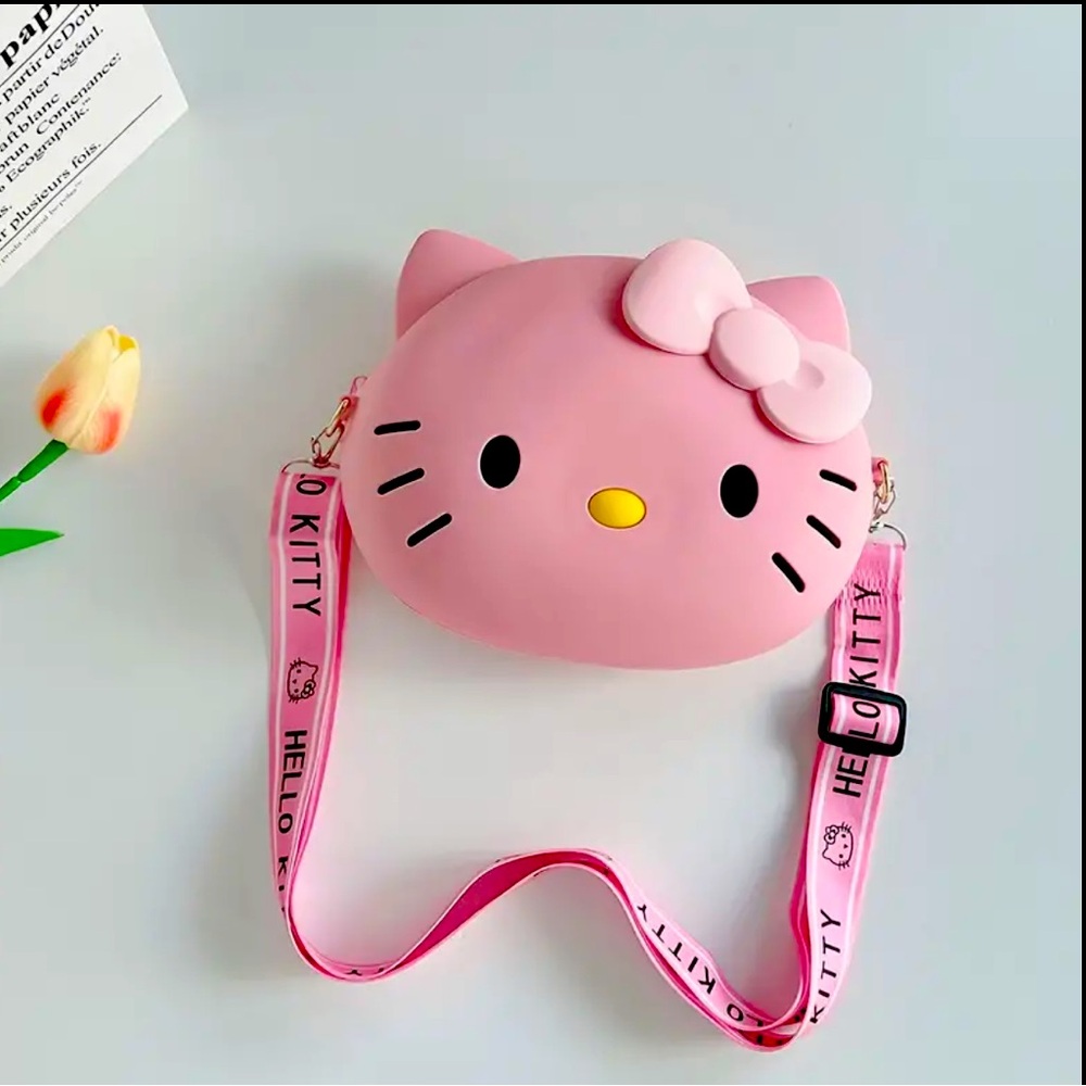 🆕 Hello Kitty Cartoon Crossbody Bag - Stylish Single-Shoulder Sling Versatile - Picture 3 of 8